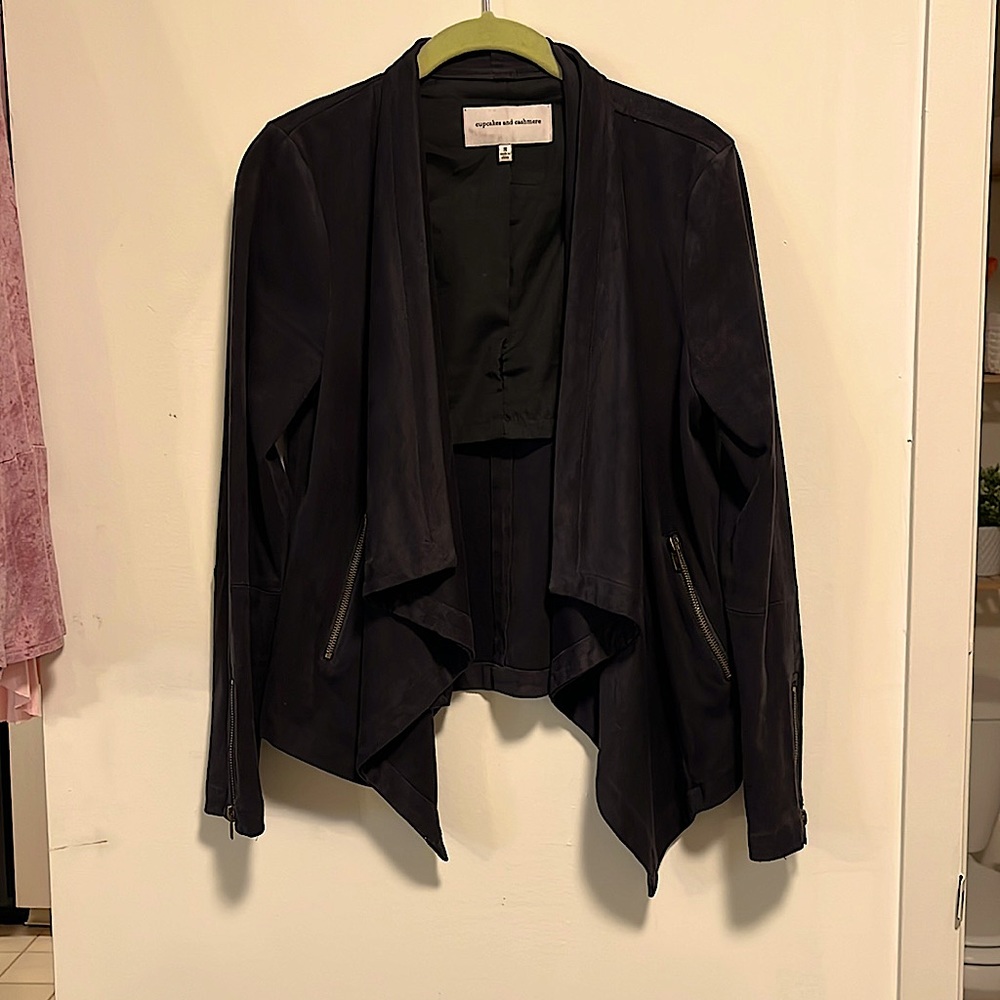 Suede black jacket